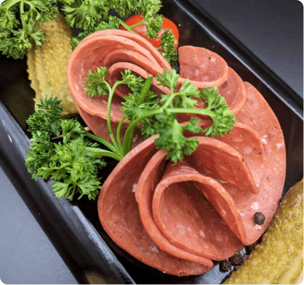 Salami au boeuf présentation