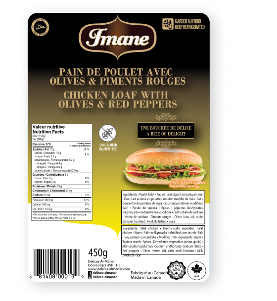 450g-pdt-Pain de poulet étiquette